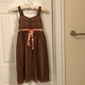 Polka dotted summer dress.